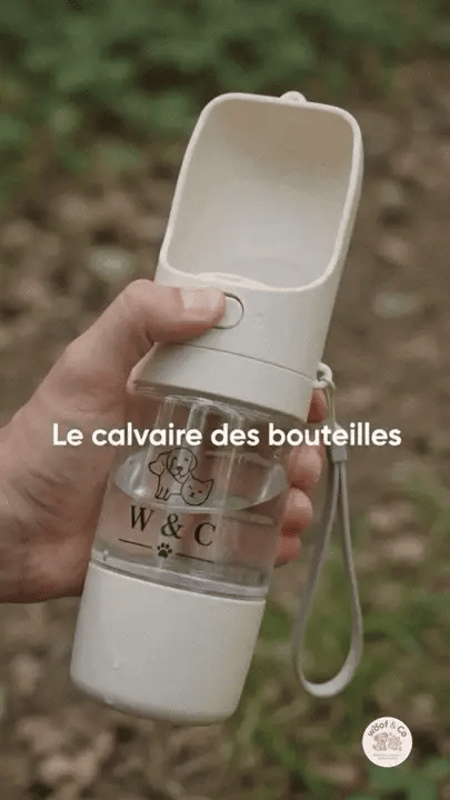 Gourde Anti-Fuite 2-en-1 🐾